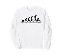Funny Evolution to Death Silhouette Sweatshirt