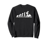 Funny Evolution to Death Silhouette Sweatshirt
