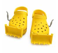 Funny Excavator Bucket & Exhaust Pipe Shoe Charms for Crocs - Custom Excavator Shoe Accessories for Crocs Lovers, Meme Gift for Friends & Coworkers - Fun and Unique Birthday Gift for Men, Women