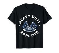 Funny Excavator Item, Heavy Duty Appetite Construction for Steak Lovers T-Shirt