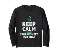 Funny Excel Spreadsheets Lover Gift | Accountant Men Women T Long Sleeve T-Shirt