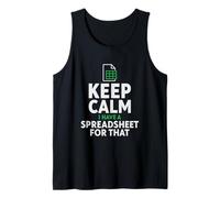 Funny Excel Spreadsheets Lover Gift | Accountant Men Women T Tank Top