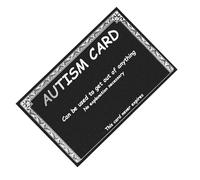 Funny Excuse Card - PVC | Funny Wallet Sized Stocking Stuffers Wallet Card for Family, Friends, Home, Workplace, Adults, Women, Men, Colleague