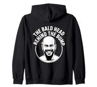 Funny Expecting Father The Bald Head Behind The Bump Zip Hoodie