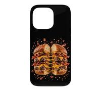 Funny Exploding Double Bacon Cheeseburger Food Lover Humor Case for iPhone 13 Pro