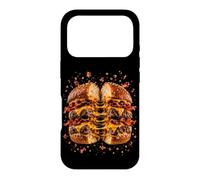 Funny Exploding Double Bacon Cheeseburger Food Lover Humor Case for iPhone 17 Pro