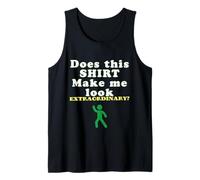 Funny Extraordinary Quote, Motivational Humor, Bold Type Tank Top