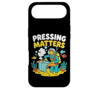 Funny Extreme Ironing Scuba Diver Pressing Matters Case for iPhone Air