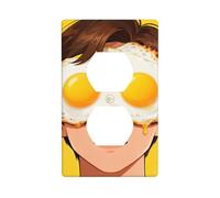 Funny Eye mask Decorative Switch Plate Cover-Unbreakable Polycarbonate Wall Plate for Home Office, 1 Gang with Screws