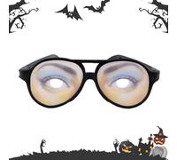 Funny Eyes Glasses | Hallowen Prank Dis-guise Eyeglass | Funny Costume Eye Glasses Giant Googly | Hallown Trick Toy Fancy Eyewear Dress up Photo Props for Hallowen, April Fools' Day Accessory