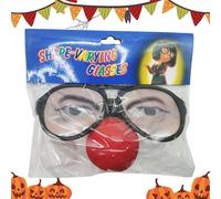 Funny Eyes Glasses - Male and Female Eyewear for Pranks - Lightweight Trick Toy for Halloween, Family Reunion, Cosplay Parties, April Fool's Day