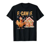 Funny F-CAW-F Chicken Gingerbread Cookies Baking Christmas T-Shirt