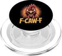 Funny F-Caw-F Rooster Angry Chicken For Salty Men & Women PopSockets PopGrip for MagSafe