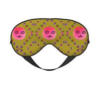 Funny Face Peach Soft Eye Mask. Unisex, Comfortable and Breathable, Suitable for Daily Rest. Helps You Quickly Enter Deep Sleep.