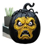 Funny Face Sculpture - Figure Collectable | Halloween Pumpkin Decor Table | Halloween Pumpkin Expressive Figures | Exquisite Crafts Parties Prefers The Holiday Funny Ornament For A