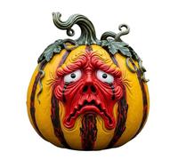 Funny Face Sculpture - Figure Collectable | Halloween Pumpkin Decor Table | Halloween Pumpkin Expressive Figures | Exquisite Crafts Parties Prefers The Holiday Funny Ornament For A