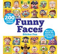 Funny Faces Sticker Fun: Mix and Match the Stickers to Make Funny Faces (Dover Sticker Books)