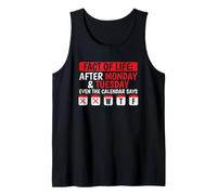 Funny Fact of Life After Monday and Tuesday It's WTF Tank Top