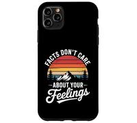 Funny Facts Do Not Care About Feelings Saying Joke Women Men Case for iPhone 11 Pro Max