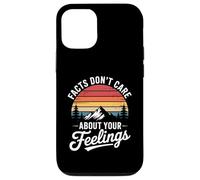 Funny Facts Do Not Care About Feelings Saying Joke Women Men Case for iPhone 12/12 Pro