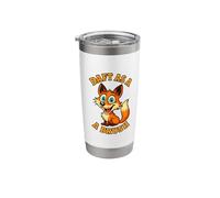 Funny Fall Fox Joke for Men Women Autumn Animals Foxy Stainless Steel Insulated Tumbler