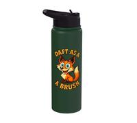 Funny Fall Fox Joke for Men Women Autumn Animals Foxy Stainless Steel Insulated Water Bottle