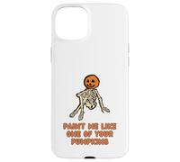 Funny Fall Halloween Paint Me Like One Of Your Pumpkins Case for iPhone 15 Plus