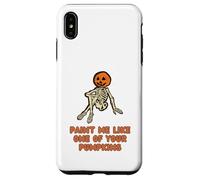 Funny Fall Halloween Paint Me Like One Of Your Pumpkins Case for iPhone XS Max