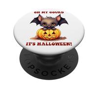 Funny Fall Oh My Gourd It's Halloween PopSockets Adhesive PopGrip