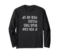 Funny Falls Risk Balance Issues Falling Over Joke Long Sleeve T-Shirt