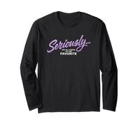 Funny Family Humor About Knowing You are Mom's Favorite Long Sleeve T-Shirt
