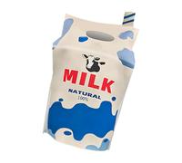 Funny Fancy Dress Costumes, Milk Carton Party Clothing - Humorous Creative Festival Outfit for Cosplay Stage Performances Family Celebrations & Photo Shoots