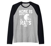 Funny Fancy Rat Saying | Vintage Pet Rat Owner | Retro Rats Raglan Baseball Tee