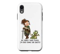 Funny Fantasy Adventurer Dragon Side Quest Gamer Adventure Case for iPhone XR