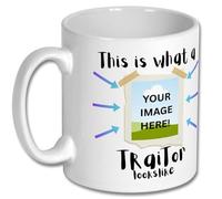 Funny Farewell Mug - This is What A Traitor Looks Like - Personalised with Your Photo! Funny Colleague Leaving Gift