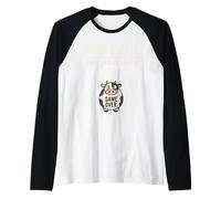 Funny Farm Animal Farmer Fun Cow Game Don’t Look at The Cow Raglan Baseball Tee