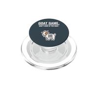 Funny Farm Animal Joke Pun Goat Game Don’t Look at the Goat PopSockets PopGrip for MagSafe