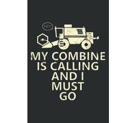 Funny Farm Combine Harvester Driver Gift: Papercode Lined Journal Notebook - 6 x 9 Inch, 110 Page Notebooks for Work, Writing, Note Taking, Travel - ... Cover College Ruled Journal for Men and Women