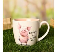 Funny Farm Happy as a Pig in... Mug Funny Farm Multicolor