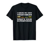 Funny Farmer Gardening - I Grow My Own Vegetables T-Shirt