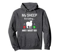 Funny Farmer 'My Sheep Are Calling And I Must Go' Lambing Pullover Hoodie