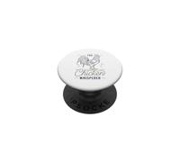 Funny Farming Chickens Gardening The Chicken Whisperer PopSockets Adhesive PopGrip