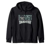 Funny Farming Design for the Farmer's Daughter Zip Hoodie