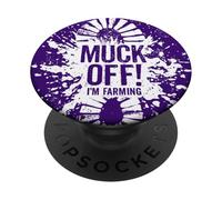 Funny Farming Humor or Cheeky Farm Humour for Rude Farmers PopSockets Adhesive PopGrip
