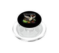 Funny Farting And Departing Duck Saying Sarcastic PopSockets PopGrip for MagSafe
