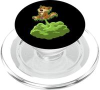 Funny Farting Cat Hilarious Animal Gassy Fart Joke PopSockets PopGrip for MagSafe