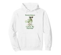 Funny Farting Cow Sunglasses Humor Design Pullover Hoodie