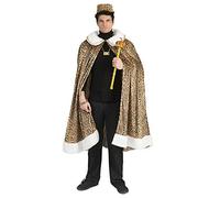 Funny Fashion Costume Jungle King Leopard Coat African King Cape King Cloak