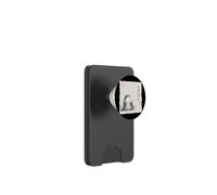 Funny Fat Cat Japanese Zen Buddha Chonky Cat Painting PopSockets PopWallet for MagSafe