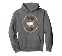 Funny Fat Cat Skin and Bones Mother Feline Lover Meme Pullover Hoodie